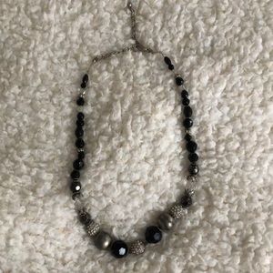 Blue and silver necklace